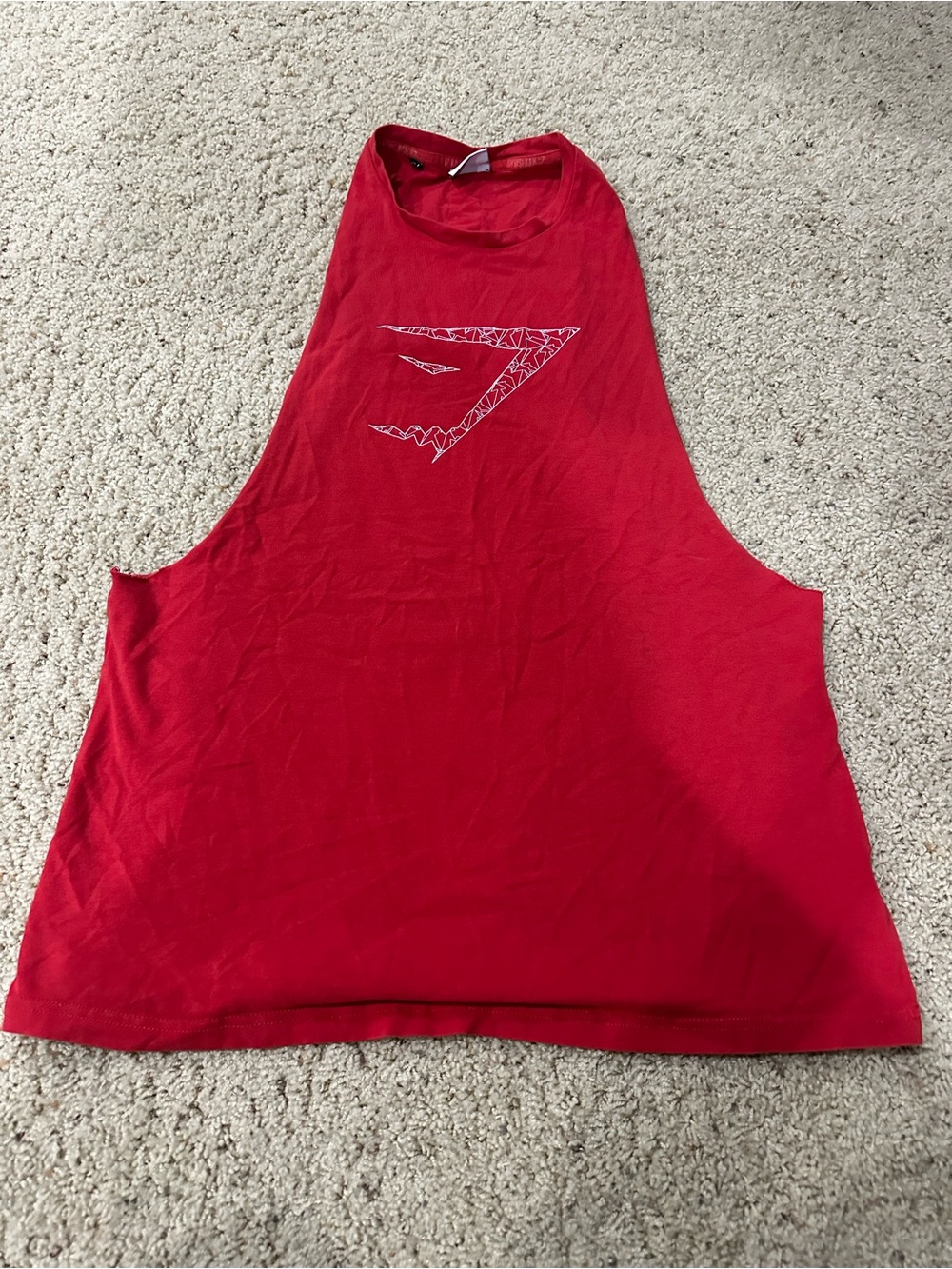 Gymshark Men’s Red Workout Tank Top Medium